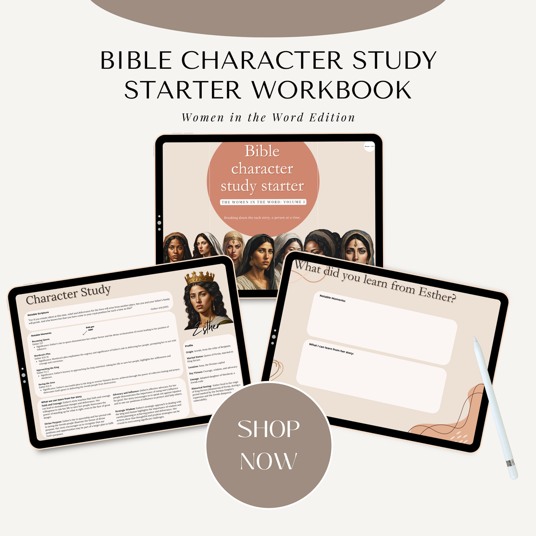 FREE Women in the Word Workbook (Printable &amp; Fillable PDF)