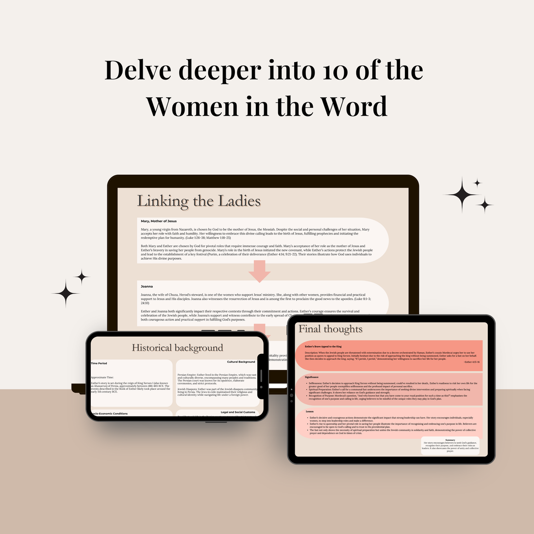 FREE Women in the Word Workbook (Printable &amp; Fillable PDF)