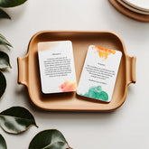 Small, elegant affirmation cards with watercolour and minimalist designs, inspired by Bible verses for encouragement and reflection.