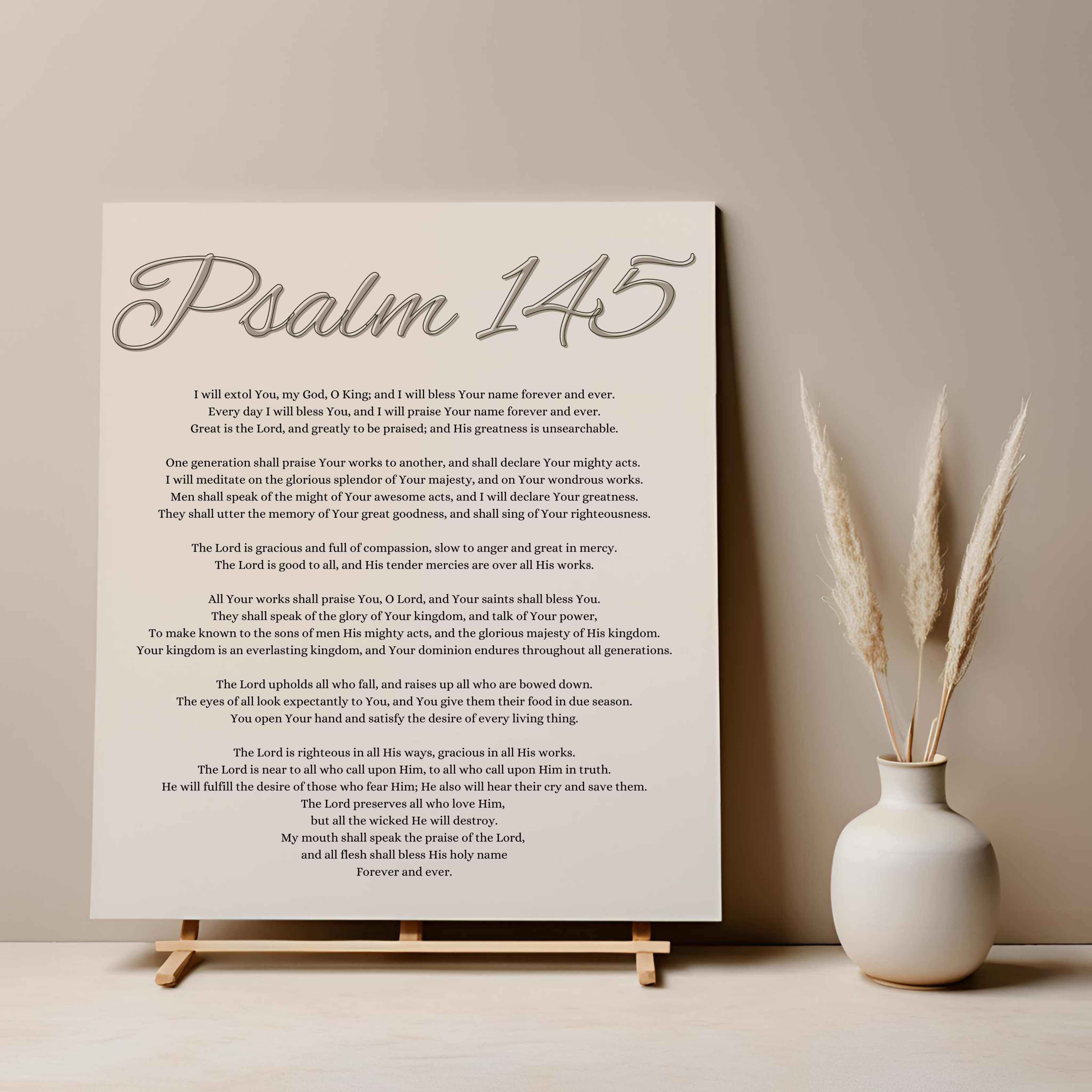 Psalm 145 Art Set