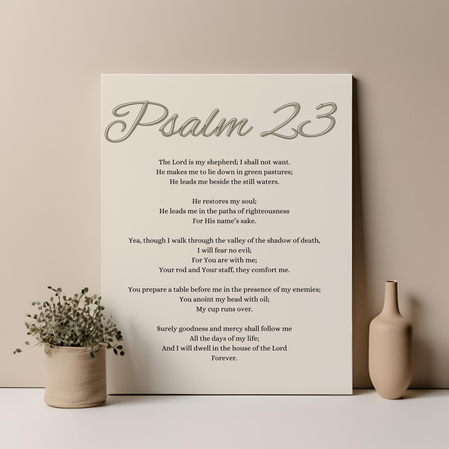 Psalm 23 Art Set