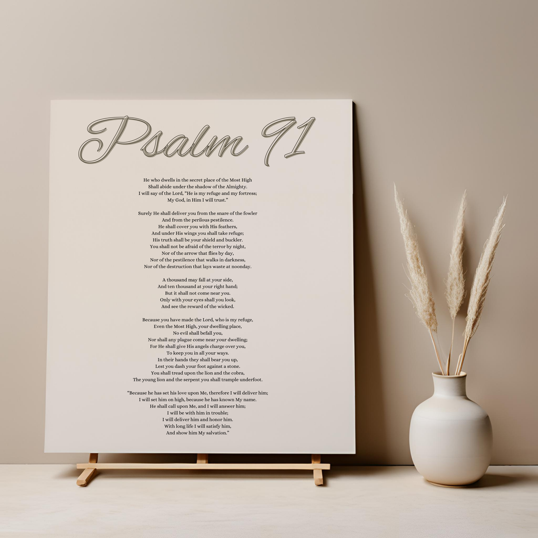 Psalm 91 Art Set