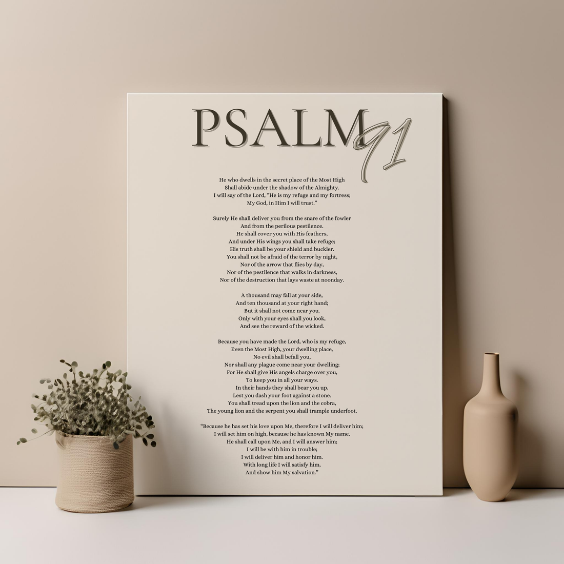 Psalm 91 Art Set